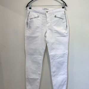 J Brand Zip Pocket Pants- White 29